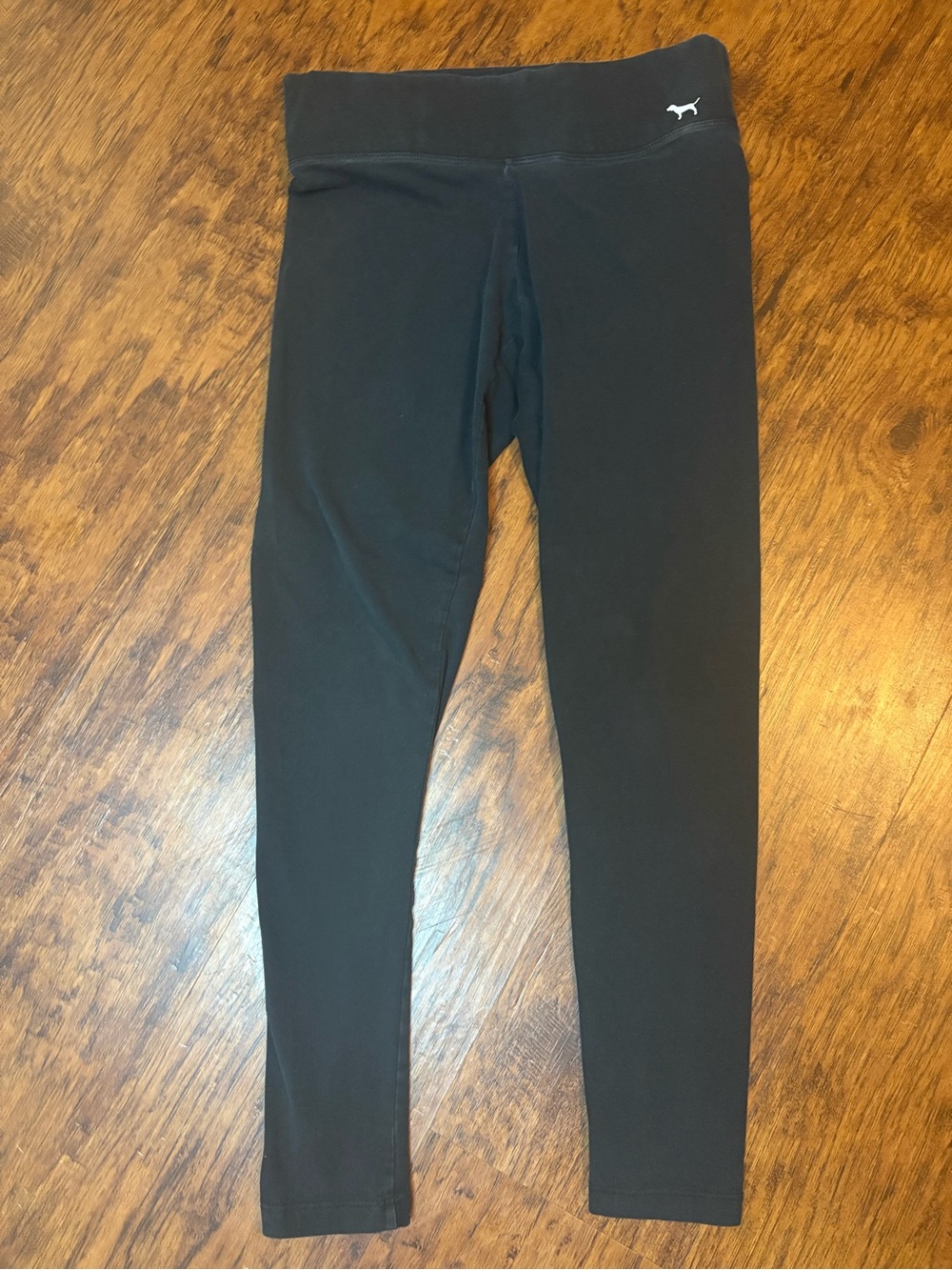 PINK Victoria's Secret Black Girls' Slim Fit Leggings with Dog Logo